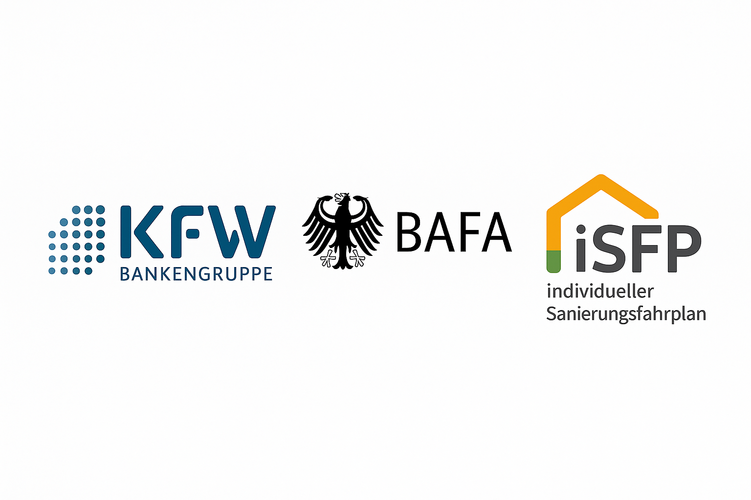 Logos InnoStone KfW BAFA ISPF