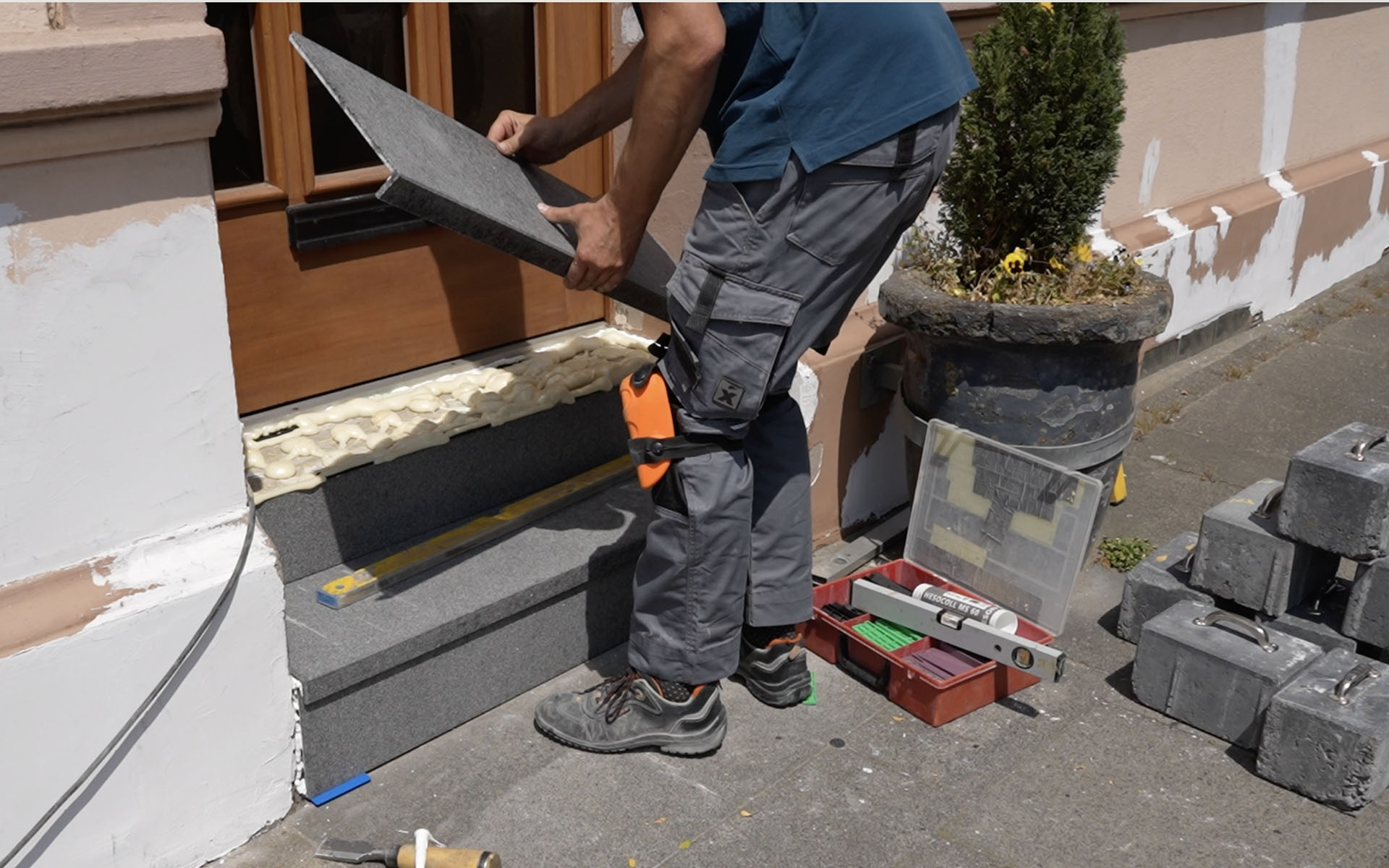 InnoStone Verklebung